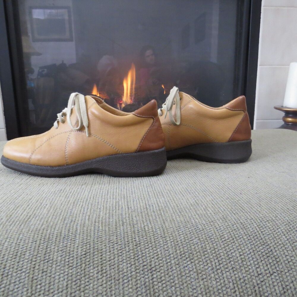 Hispanitas "El Corte Ingles" leather lace-up comfort shoes Size 6 EUC - Picture 2 of 5